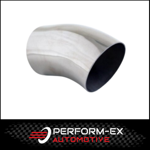 DUMP PIPE STAINLESS STEEL EXHAUST TIP - 2.5" INLET - 2.5" OUTLET (4" LONG)