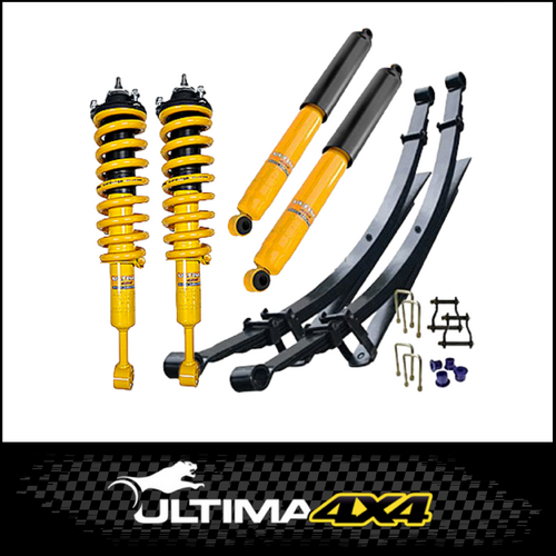 ULTIMA 4X4 2" (50MM) SUSPENSION LIFT KIT FITS TOYOTA HILUX GUN126R N80 2015-ON (FRONT - KTFR-101 / REAR - RL960)