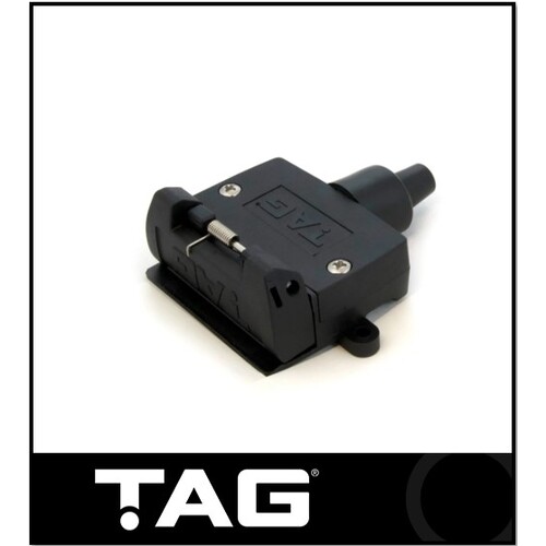 TAG 7 PIN FLAT SOCKET (VEHICLE SIDE)