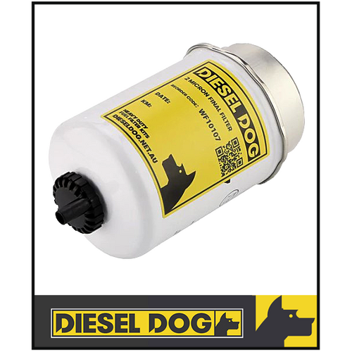 DIESEL DOG 2 MICRON REPLACEMENT FUEL FILTER ELEMENT (WF10107)